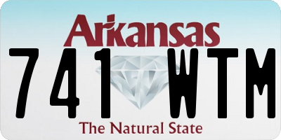 AR license plate 741WTM