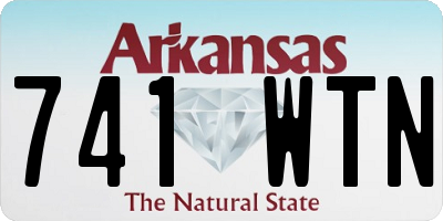 AR license plate 741WTN