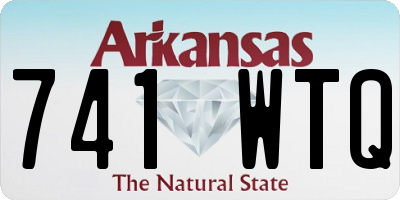 AR license plate 741WTQ