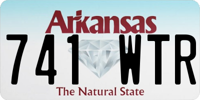 AR license plate 741WTR