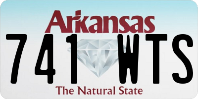 AR license plate 741WTS