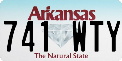 AR license plate 741WTY