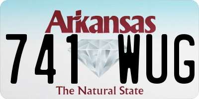 AR license plate 741WUG