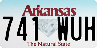 AR license plate 741WUH