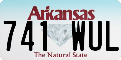 AR license plate 741WUL