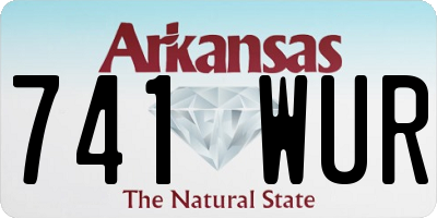 AR license plate 741WUR