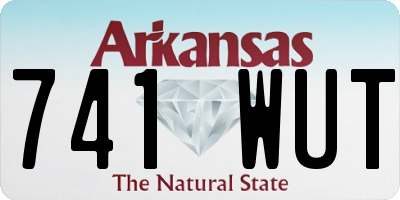 AR license plate 741WUT