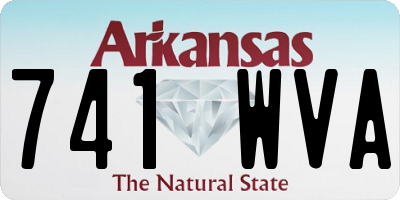 AR license plate 741WVA