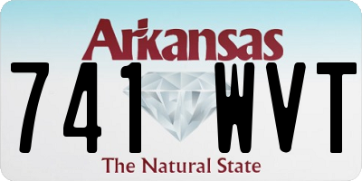 AR license plate 741WVT