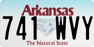 AR license plate 741WVY