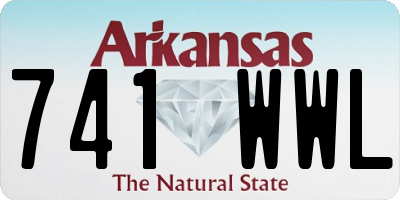 AR license plate 741WWL