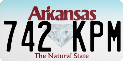 AR license plate 742KPM