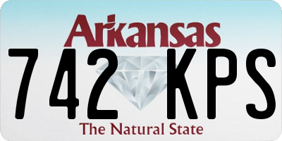 AR license plate 742KPS