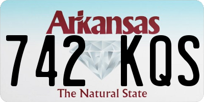 AR license plate 742KQS