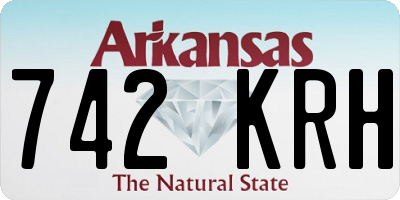 AR license plate 742KRH
