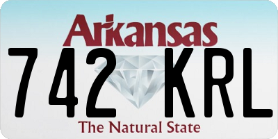 AR license plate 742KRL