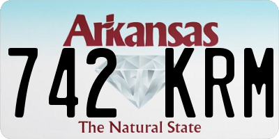 AR license plate 742KRM