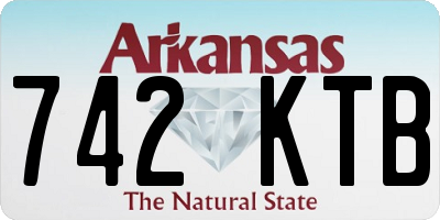 AR license plate 742KTB