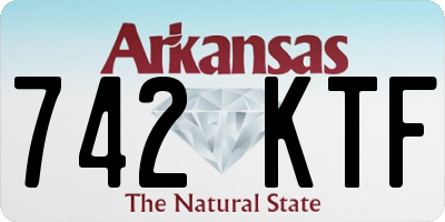 AR license plate 742KTF