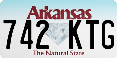AR license plate 742KTG