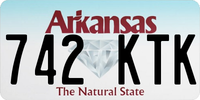 AR license plate 742KTK