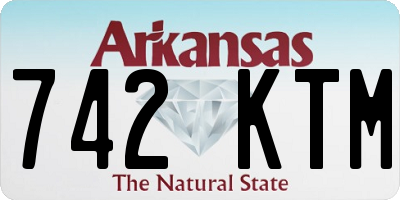 AR license plate 742KTM