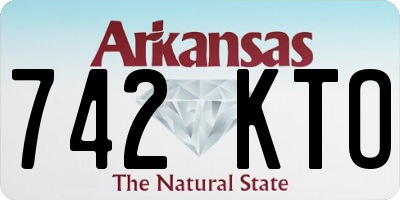AR license plate 742KTO