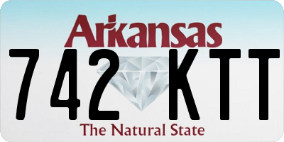 AR license plate 742KTT