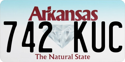 AR license plate 742KUC