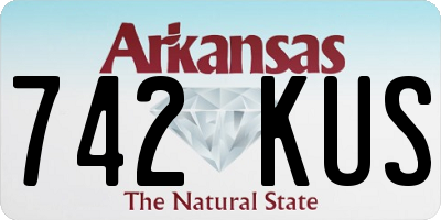 AR license plate 742KUS