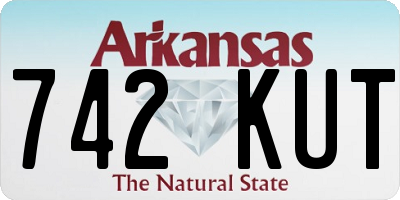 AR license plate 742KUT