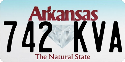 AR license plate 742KVA