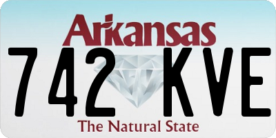 AR license plate 742KVE