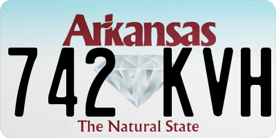 AR license plate 742KVH