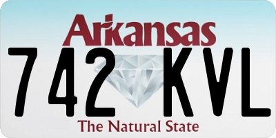 AR license plate 742KVL