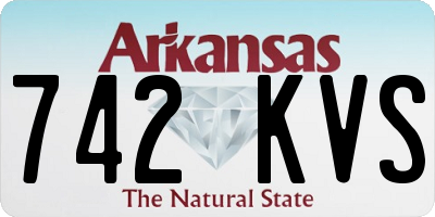 AR license plate 742KVS