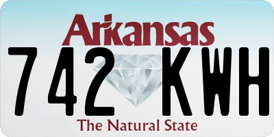 AR license plate 742KWH