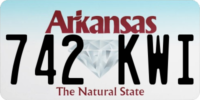 AR license plate 742KWI