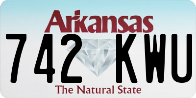 AR license plate 742KWU