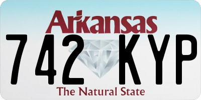 AR license plate 742KYP