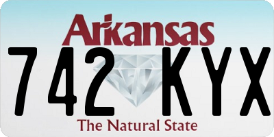 AR license plate 742KYX