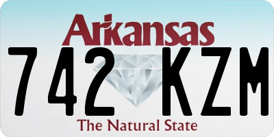 AR license plate 742KZM