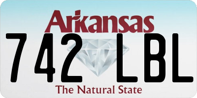 AR license plate 742LBL