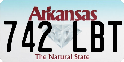 AR license plate 742LBT