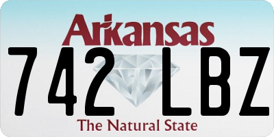 AR license plate 742LBZ