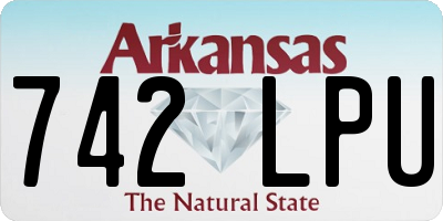 AR license plate 742LPU