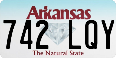 AR license plate 742LQY