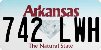 AR license plate 742LWH