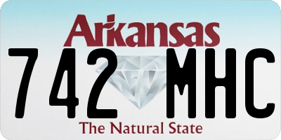 AR license plate 742MHC