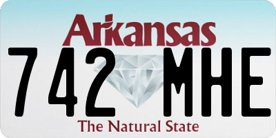 AR license plate 742MHE